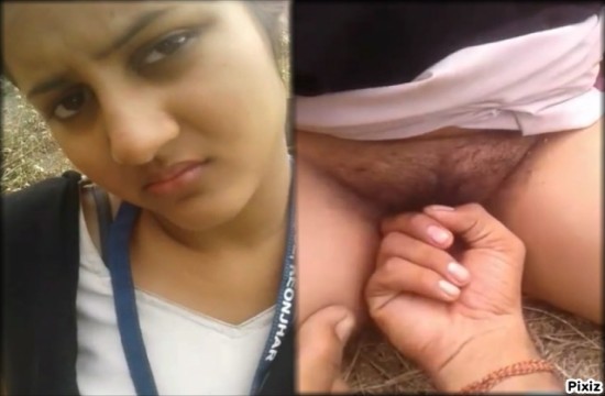 Cute Clg Girl After Bunking Class Enjoying Fingering By Lover In Park