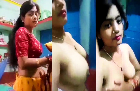Beautiful Girl Stripping Sari